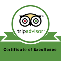 Trip Advisor Certificate of Excellence